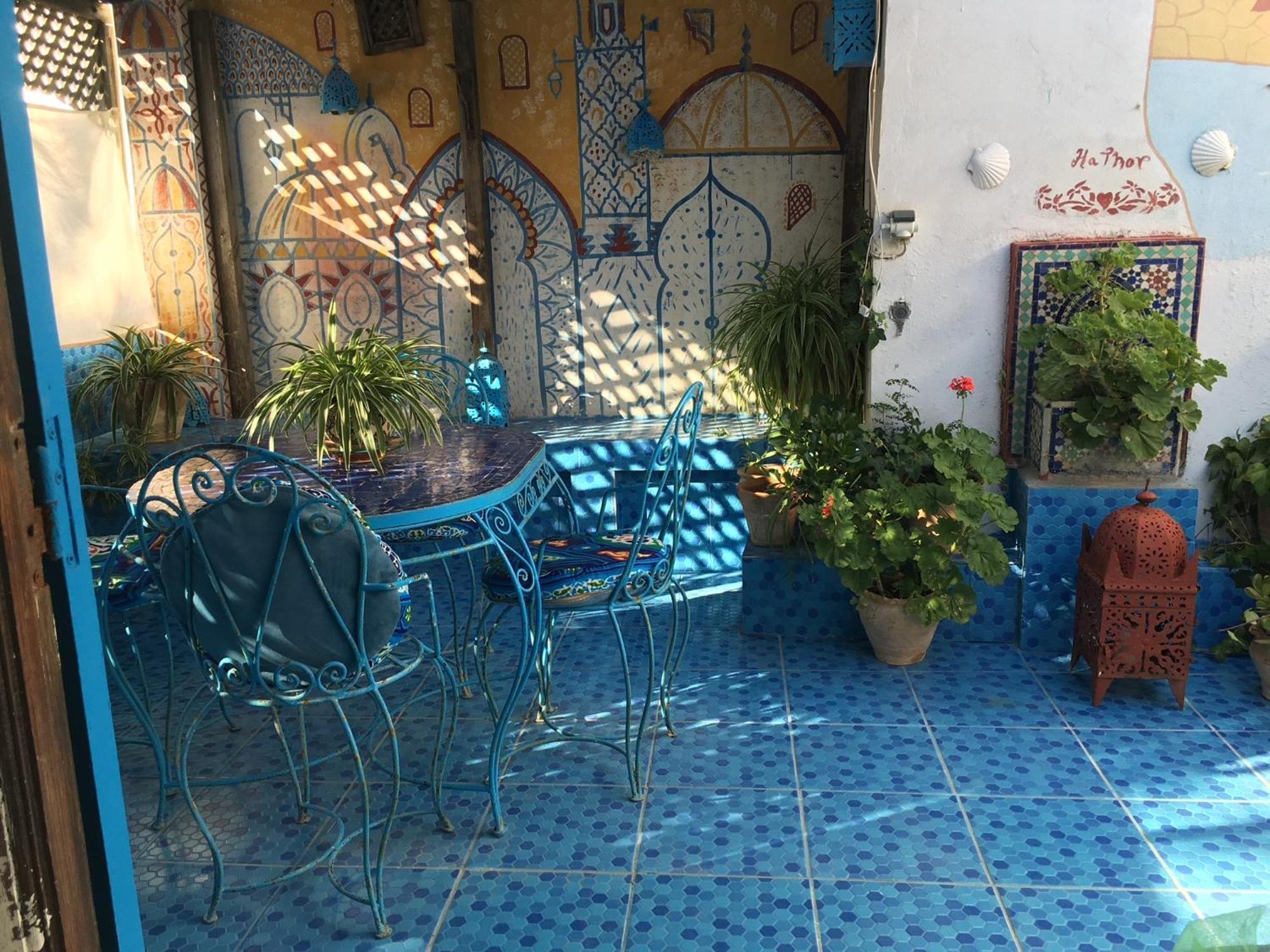 Hathor ,Casa Marroqui Con Dos Terrazas En La Medina Antigua , Ideal Parejas!! Wifi!! Asilah Exterior foto